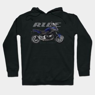 Ride nc blu black Hoodie